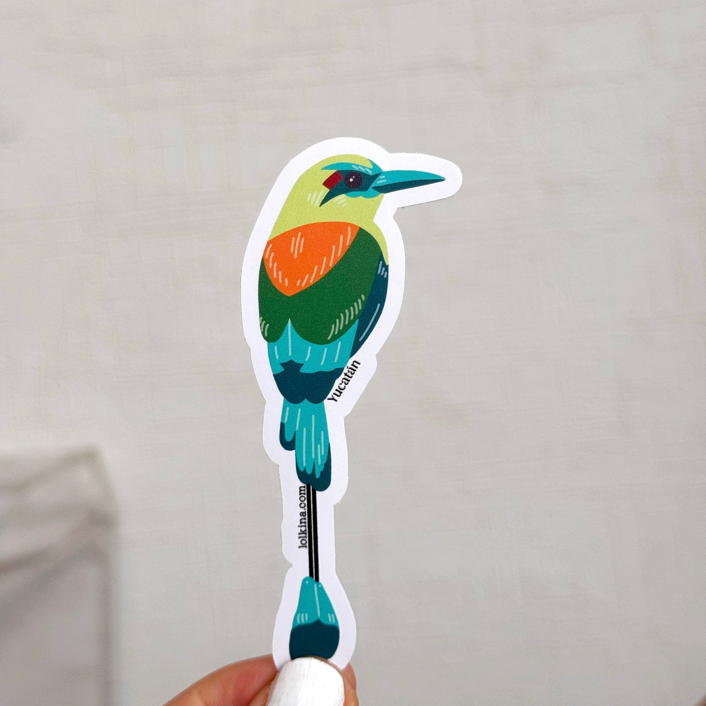Sticker Pájaro Toh