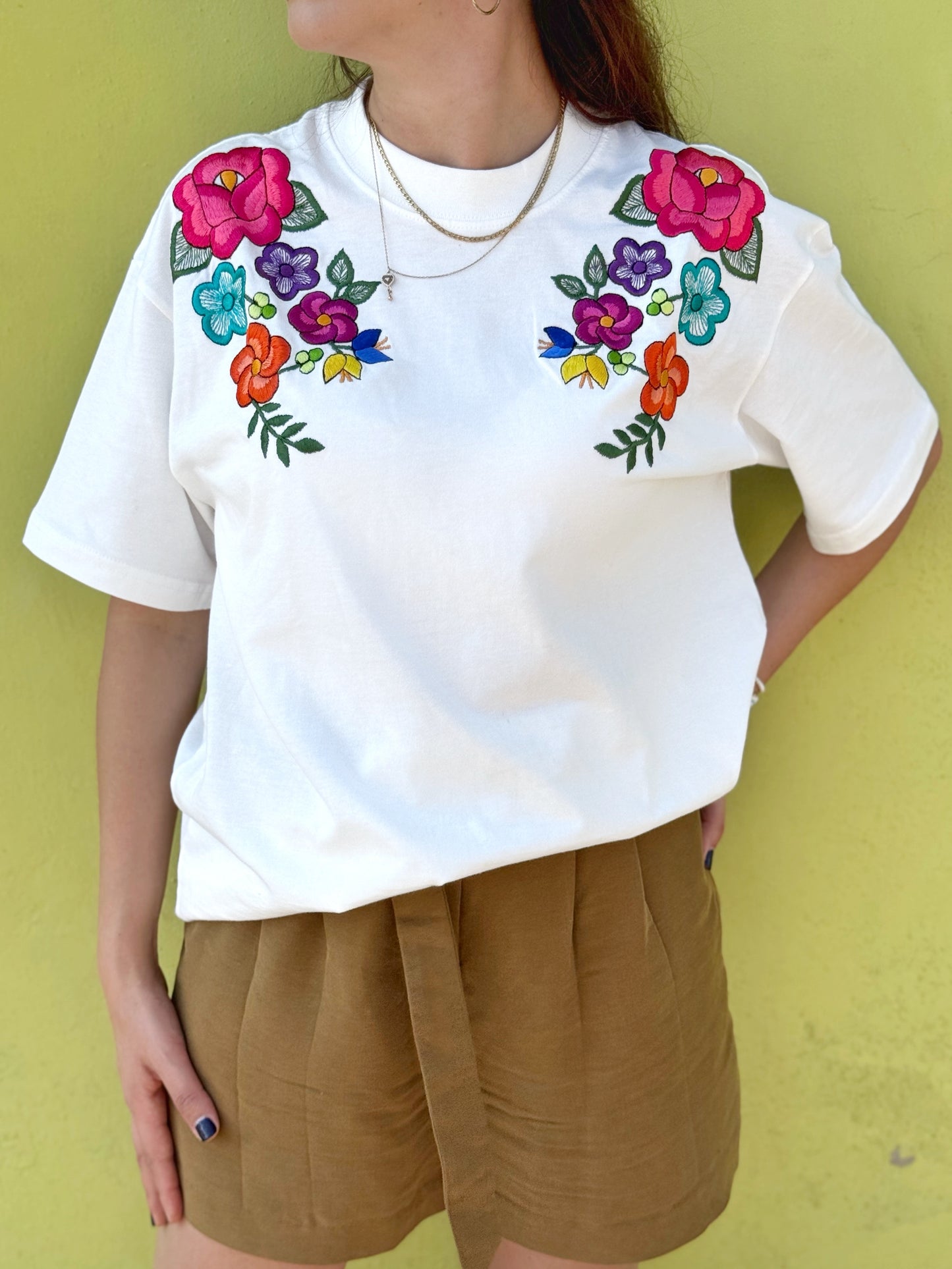 Playera Blanca Oversize