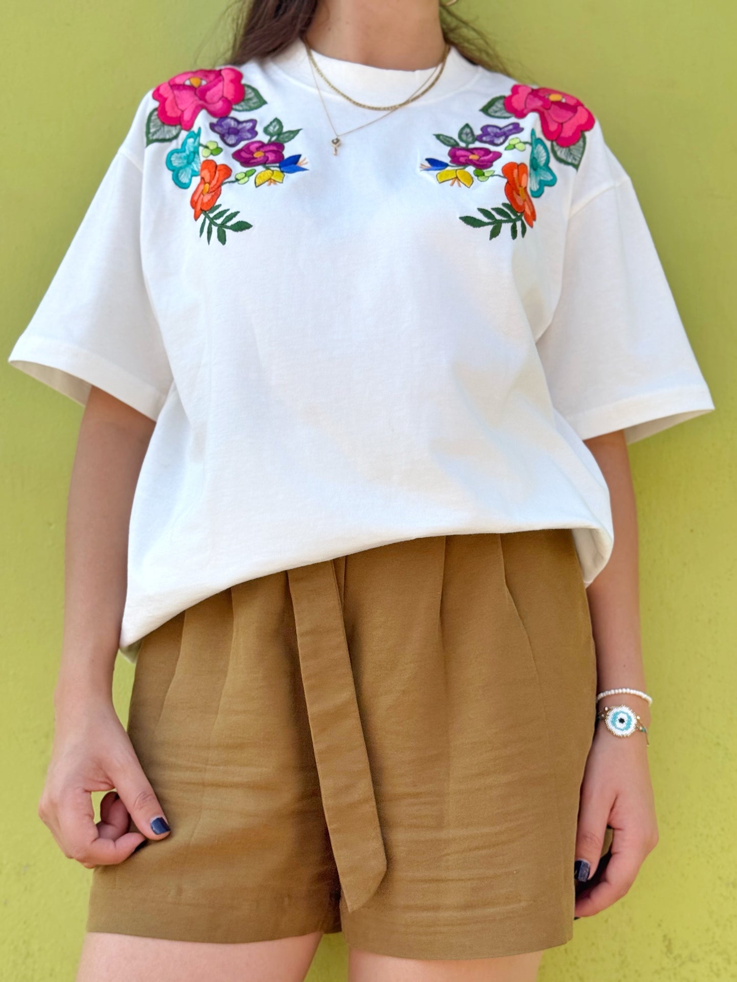 Playera Blanca Oversize