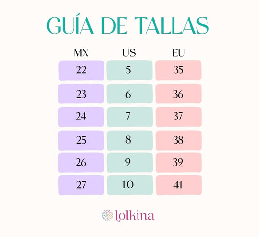 Par único. Talla 22.