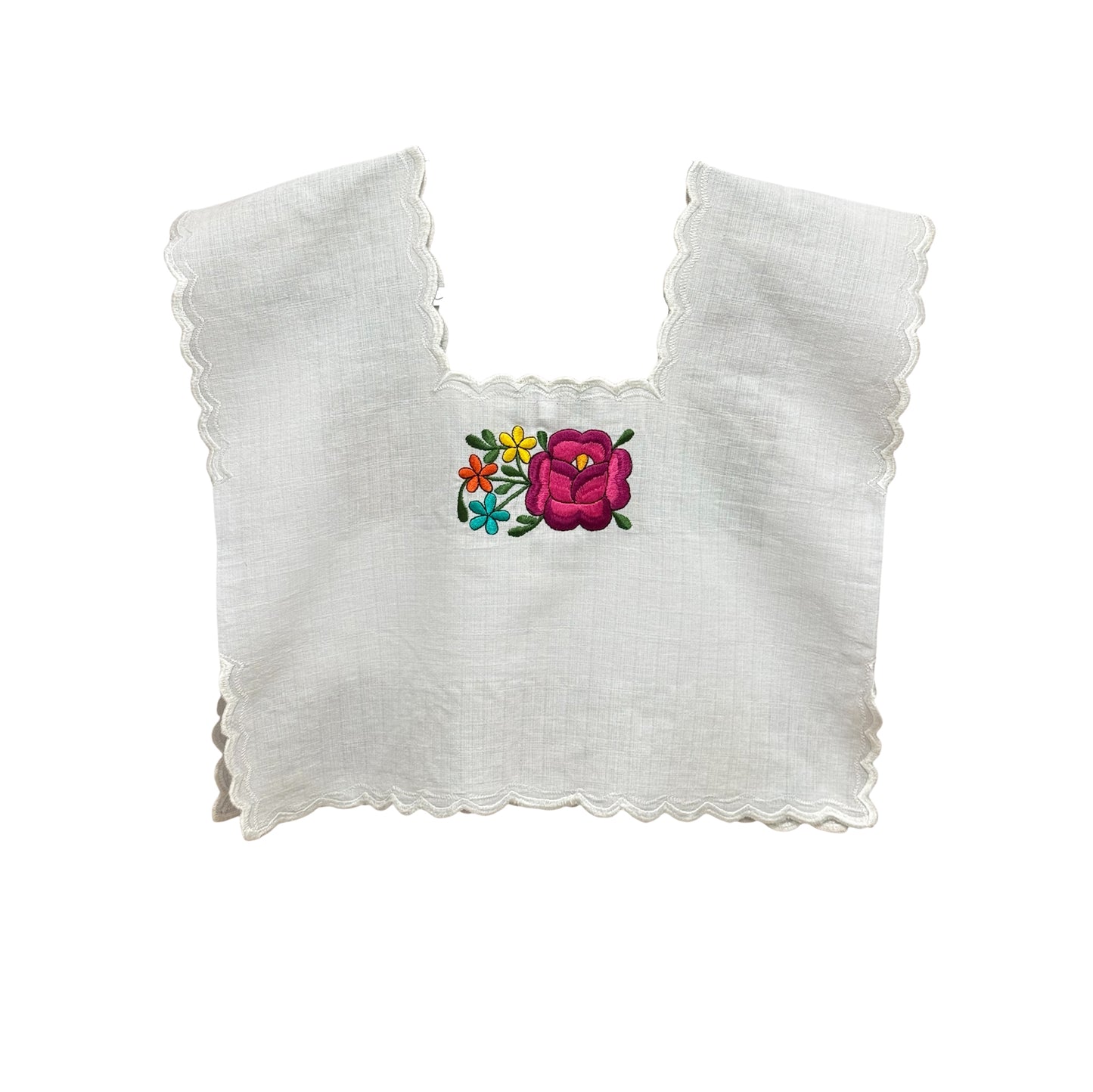 Hipil Blanco Crop Top