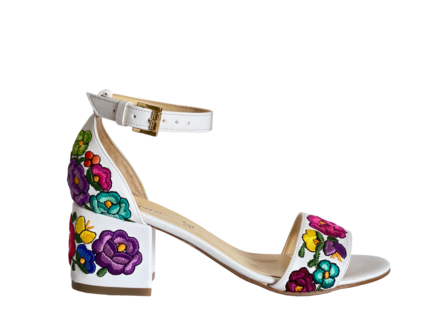 Lola Blanco 6cm. Tallas 23, 25 y 26.