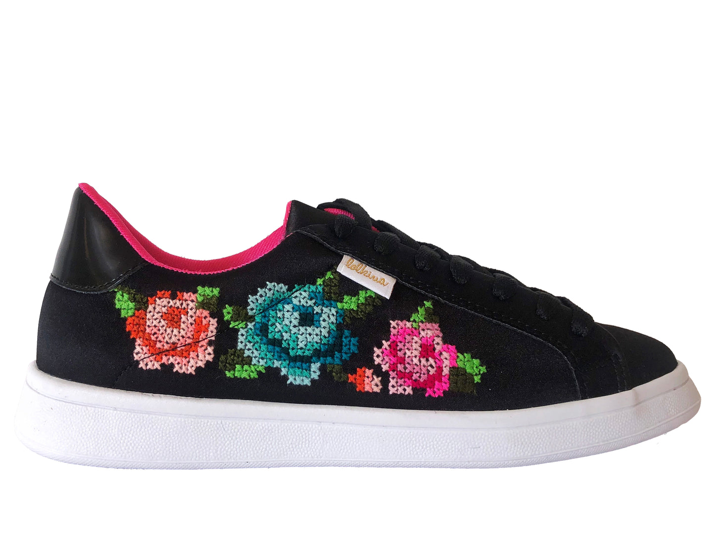 Alicia Negro Flores Multicolor