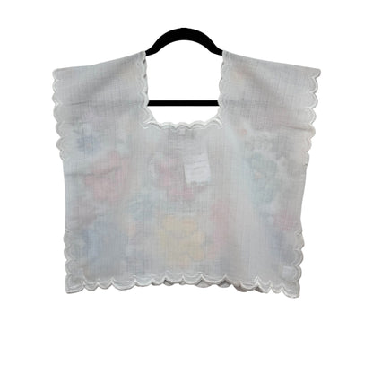 Hipil Blanco Crop Top