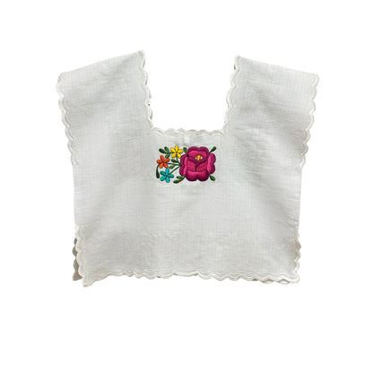 Hipil Blanco Crop Top