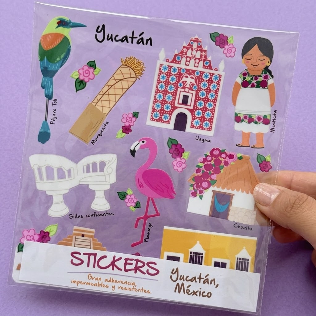 Planilla de stickers para termo