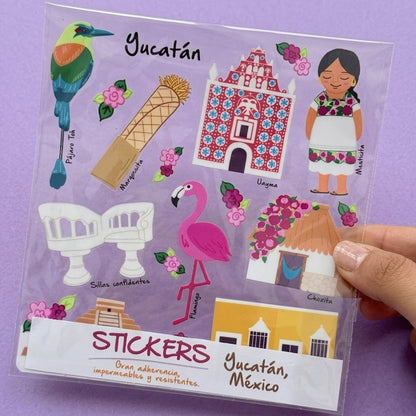 Planilla de stickers para termo