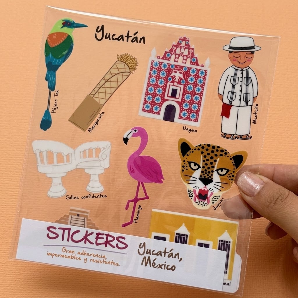 Planilla de stickers para termo