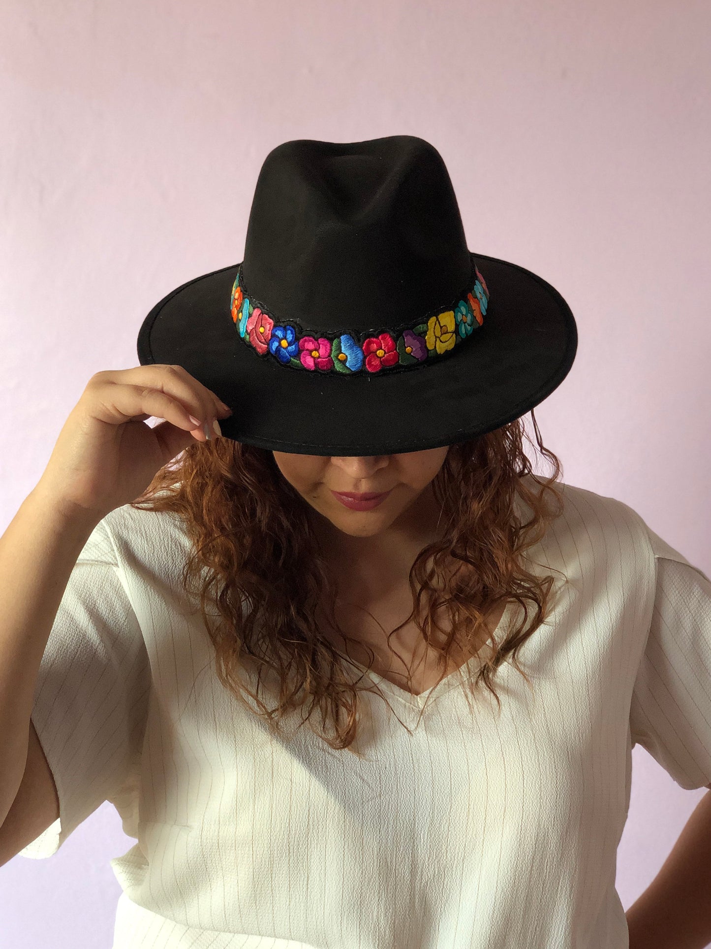 Sombrero Niña Tejano NEGRO.
